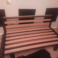 divano letto matrimoniale+materasso singolo 