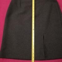 Tubino verde scuro con spacco 