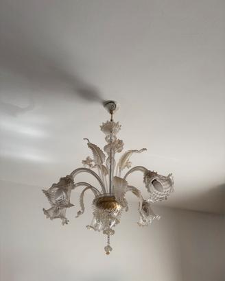 Coppia lampadari di Murano