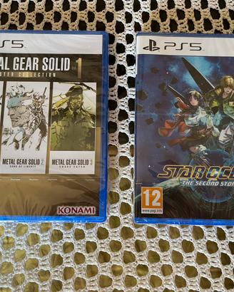 MGS Master Collection 1 + Star Ocean NUOVI Ps5
