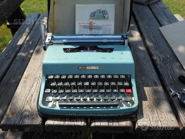 Olivetti Lettera 32 - Macchina da scrivere d'epoca - Nuovo nastro nero e rosso