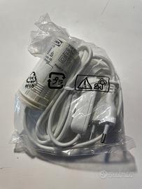 Attacco plafoniera E14 con interruttore