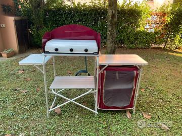 CUCINA ALU BEAVER BRAND Mobiletto portafornello