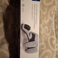 stand ricarica controller ps5 e porta cuffie