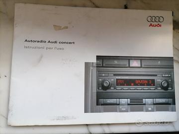 Libretto audi autoradio