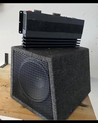 Subwoofer+aplificatore