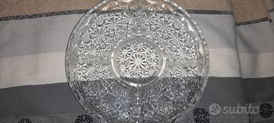 Piatto aperitivo/antipasto in cristallo. Vintage.