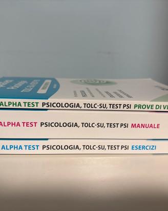 AlphaTest Psicologia TOLC SU e TEST PSI