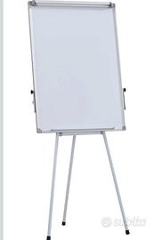 Lavagna a fogli mobili su treppiede, 70 x 100 cm,