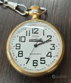 Orologio da tasca meccanico Totip. Vintage