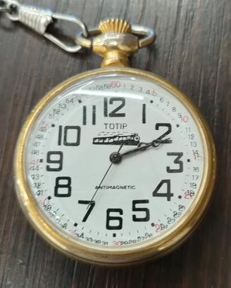 Orologio da tasca meccanico Totip. Vintage