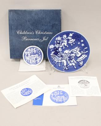 Royal Copenhagen Piatto di Natale Bambini 2000