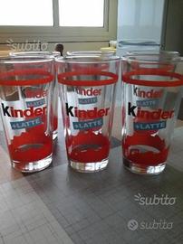 6 bicchieri della kinder