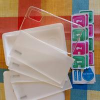 4 vetrini temprati e cover smartphone tcl 403