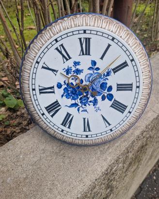 orologio da muro in ceramica