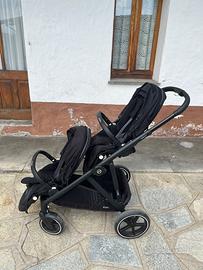 Passeggino fratellare gemellare gazzelle s cybex