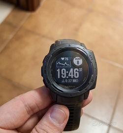 garmin instinct black - con scatola originale