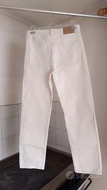 Pantaloni bianchi Baggy, Eu 38