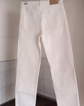 Pantaloni bianchi Baggy, Eu 38