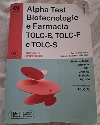 Alpha test Biotecnologie e Farmacia