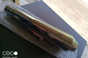 Scarico Moto  Terminale Cromato