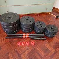Manubri/bilanciere da palestra 40Kg