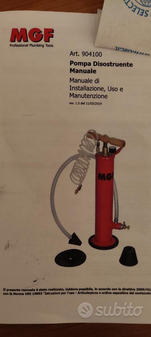 Pompa disostruente professionale MGF 9,5 bar - Giardino e Fai da te In  vendita a Pisa