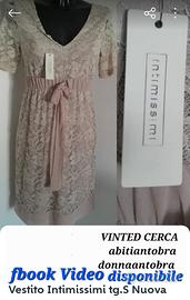 abito Intimissimi tg S nuovo con cartellino 