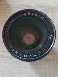Obiettivo Zenit MC Mir 24H 35mm f2 Attacco Nikon