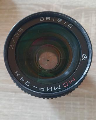 Obiettivo Zenit MC Mir 24H 35mm f2 Attacco Nikon