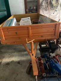 Carrello con sponde apribili