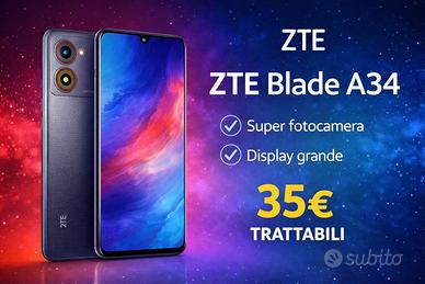 ZTE Blade A34 – Smartphone Android funzionante