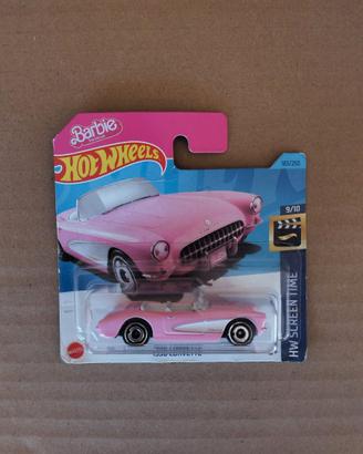 Hot Wheels Barbie The Movie 1956 Corvette Rosa