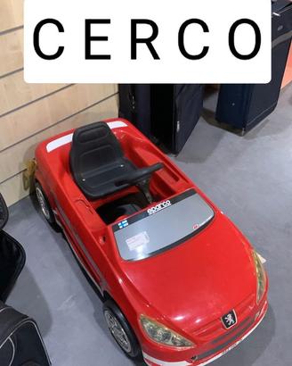 Auto a pedali Peugeot Fiat Renault