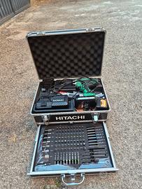 trapano a percussione a batteria hitachi