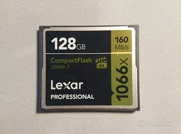 Scheda compact flash Lexar Professional 128 GB