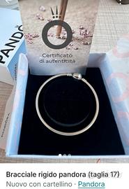 bracciale rigido pandora mis. 17