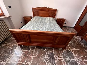 camera da letto in legno  primi 900