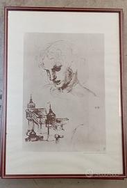 5 quadri riproduzioni Da Vinci