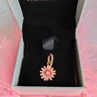 Charm Pandora ciondolo fiore rosé argento 925
