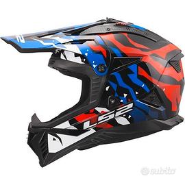 TRIMBOLIMOTO CASCO CROSS LS2 FAST II GROTESK - 467
