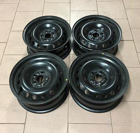 4 cerchi in ferro da 15 attacco 5x98 NUOVI