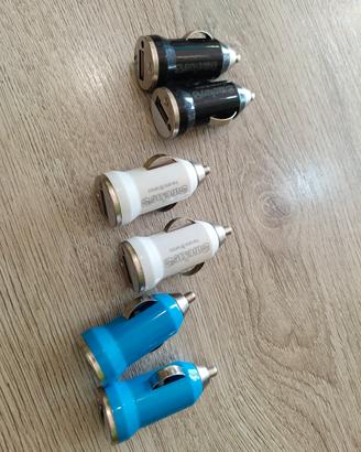 carica batterie USB da auto