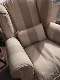 Poltrona lino e cotone