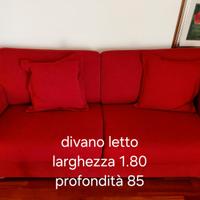 Divano letto e poltrona reclinabile