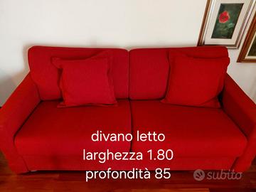 Divano letto e poltrona reclinabile