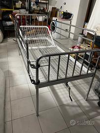 letto ortopedico con sponde removibili 
