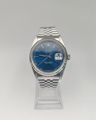Rolex Datejust 36 16234 Blu Jubilee 1999 Full Set 