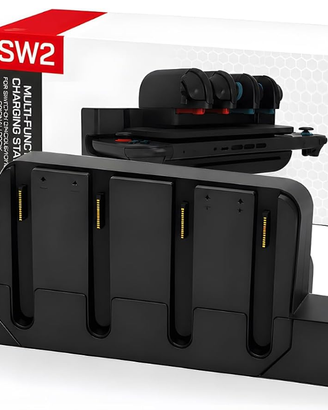 Stazione Ricarica 4 Joy-Con per Switch 2 con Slot