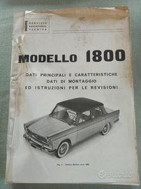 FIAT 1800 2100 Dati tecnici Istruzioni Revisioni